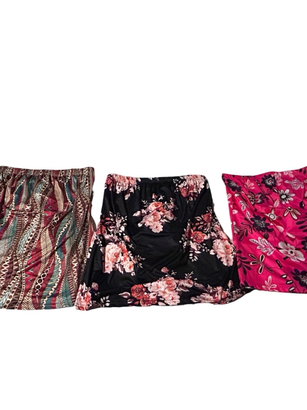 Woman’s crop/tube tops.
